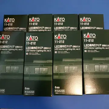 카토 11-212 LED 실내등 클리어 6량분입 8개 1