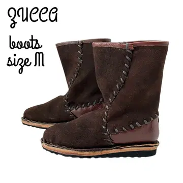 zucca 주카 덧댄 어그 부츠 안쪽 보아 브라운 M