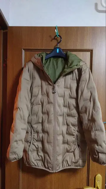 브라운 퀼팅 자켓 L 사이즈