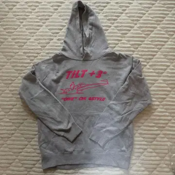 그레이 X-LARGE 후드 부착 후드티