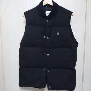 LACOSTE 블랙 다운 베스트