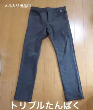 그레이 슬림핏 슬랙스