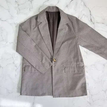 fifth 체크 무늬 테일러드 자켓