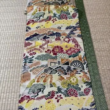 나고야 오비 육통 무늬 X071