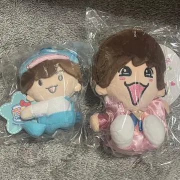 나니와단시/후지와라 죠이치로/치비누이/산리오 콜라보 마스코트 2세트