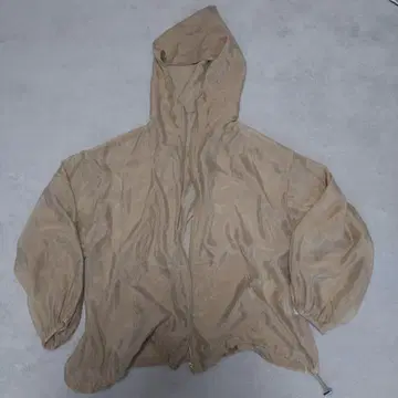 베이지 후드 부착 자켓 M Helm
