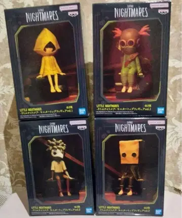 리틀 나이트메어 - 모니터 탑 피규어 모노, 로우, 식스, 얼론 세트