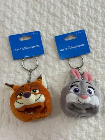 도쿄 디즈니 리조트 닉 주디 키링 세트