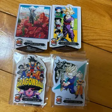 드래곤볼 아크릴 스탠드 4개 세트