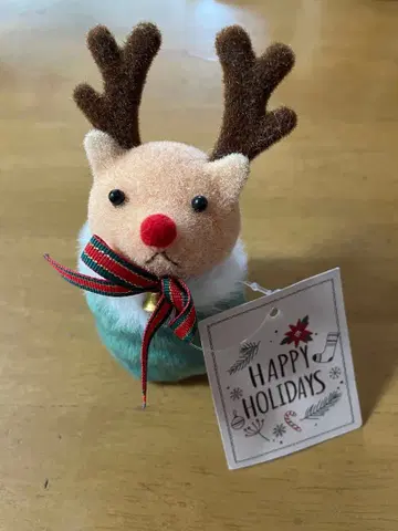 루돌프의 손주머니 HAPPY HOLIDAYS(그린)