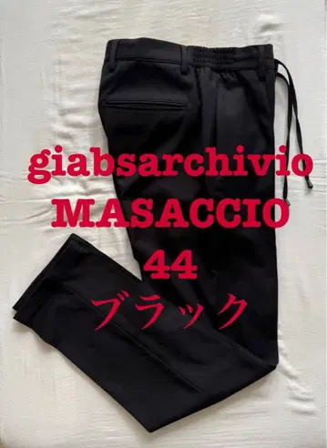 giab's ARCHIVIO MASACCIO 44 블랙 마사초