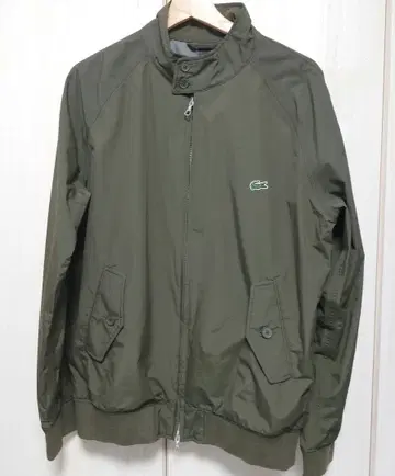 Lacoste 올리브 나일론 자켓