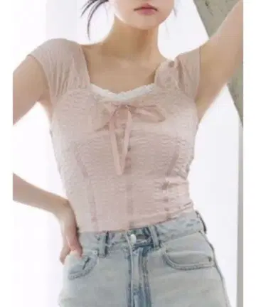 EATME 발레 리본 슬리브리스