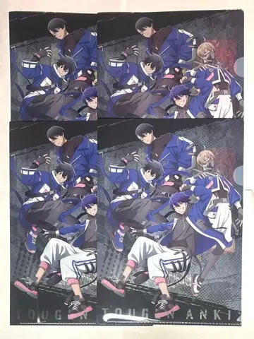 도원암귀 전원 집합 로손 콜라보 클리어 파일 x 4장