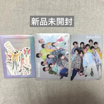 SnowMan 포트레이트 시리즈 2023 플렉 시일 미니 클리어 파일