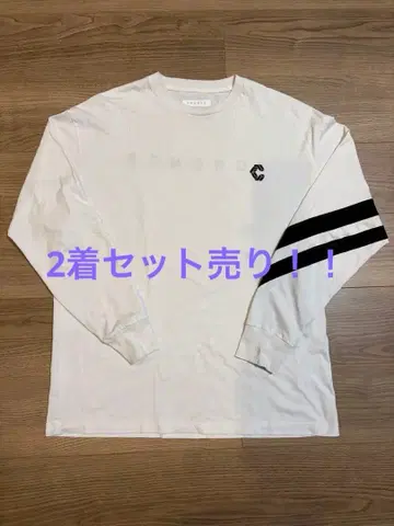 CRONOS 롱 슬리브 T셔츠 T셔츠 화이트 묶음 판매!!
