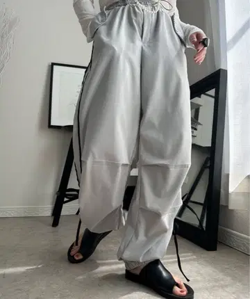 파이핑 리본 팬츠