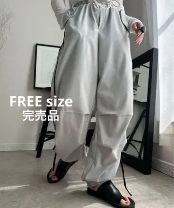 파이핑 리본 팬츠