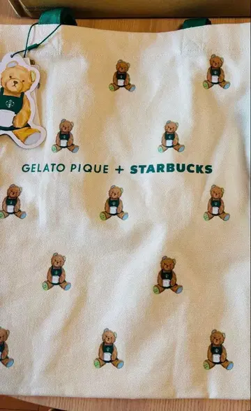 [미사용 새상품] 스타벅스 젤라또피케 토트백