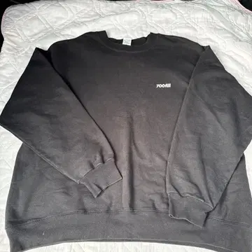 700fill 블랙 맨투맨 XL