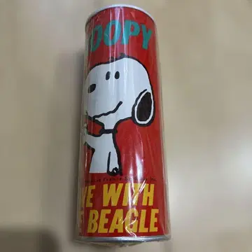 스누피 PEANUTS 캔 저금통 쇼와 레트로 미사용