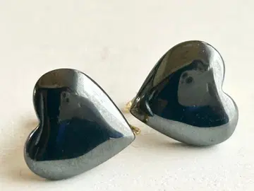 골동품 JAPAN 일본제 미사용 하트 HEART 귀찌