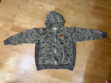 세타가야 베이스 로드 스트롤러 카모 패턴 후드 부착 후드티