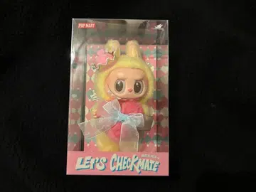 새상품 labubu Let's Checkmate 봉제 인형 펜던트