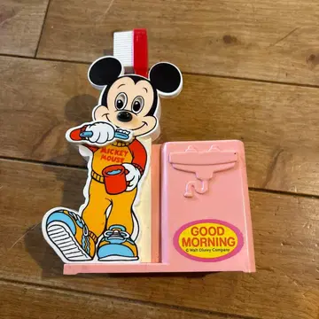 레트로 미키마우스 양치 타임 칫솔꽂이