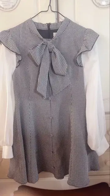 evelyn 체크 원피스