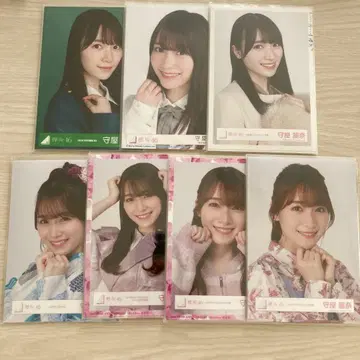 사쿠라자카46 케야키자카46 모리야 레이나 브로마이드 7컴프 세트