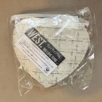 WEST. BIG LOVE SONG 파우치 하트형