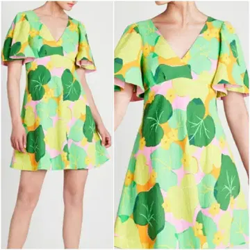 새상품급 케이트 스페이드 큐컴버 플로럴 스윙 드레스 정가 4만 이상