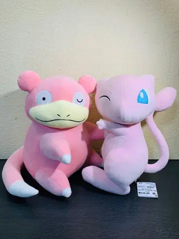 [ 새상품 택 포함 ] 포켓몬 야돈 뮤우 봉제 인형 세트