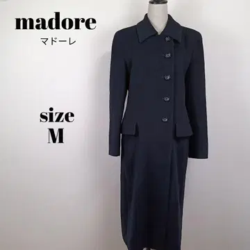 [ a2082 ] madore 새상품급 울 롱 코트 38 블랙