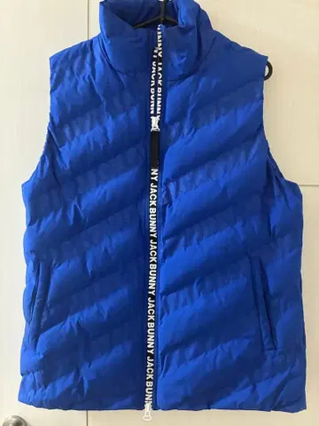 JACK BUNNY 퀼팅 베스트 L 사이즈 파랑