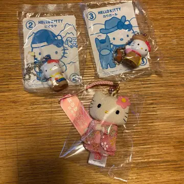 헬로키티 스트랩 3종 세트