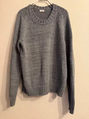 새상품급 모노하 monoha 니트 스카이블루