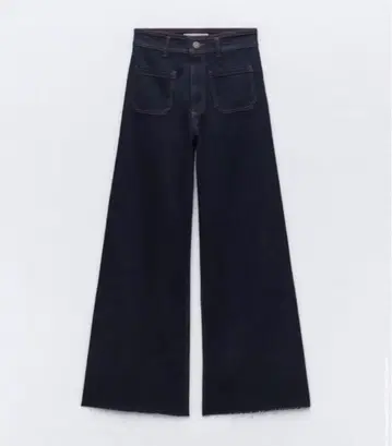 zara ZW COLLECTION WIDE-LEG 하이라이즈 데님 팬츠