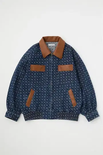 [MOUSSY] 모노그램 데님 자켓