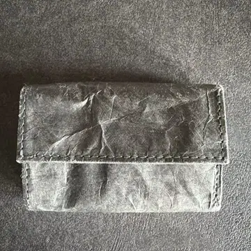 SITUS 크라프트페이퍼풍 지갑 그레이