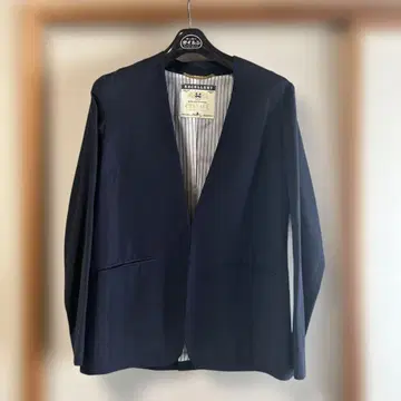 노카라 자켓 네이비