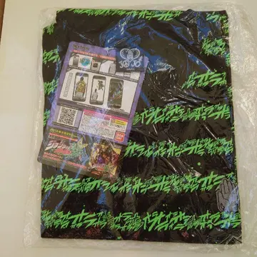 JOJO 죠죠의 기묘한 모험 반다이 T셔츠 S사이즈 블랙 그린