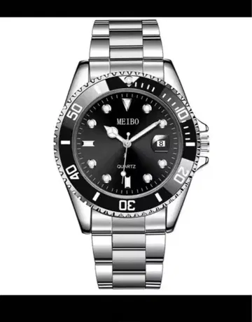 타임세일 쿼츠 손목시계 블랙