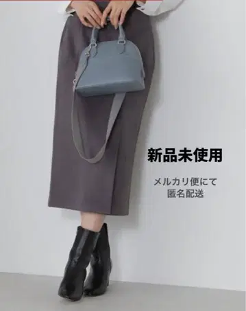 하프문 지퍼 보스턴 백 내추럴 뷰티 베이직