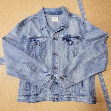 GAP XL 사이즈 리사이클 데님 G 자켓 라이트 블루