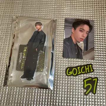 GOICHI 아크릴 스탠드 & 트레이딩 카드 & 스티커 세트 라스피