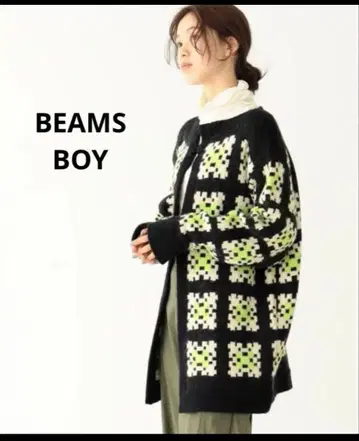 BEAMS BOY 니트 가디건