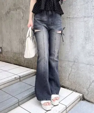 INGNI 사이드 컷 팬츠