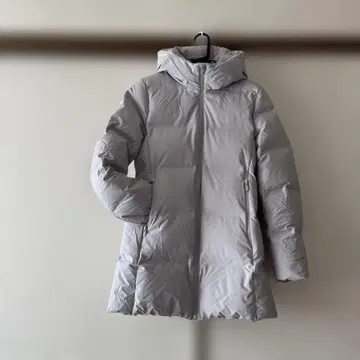 유니클로 UNIQLO 스트레치 심리스 다운 숏코트 라이트 그레이